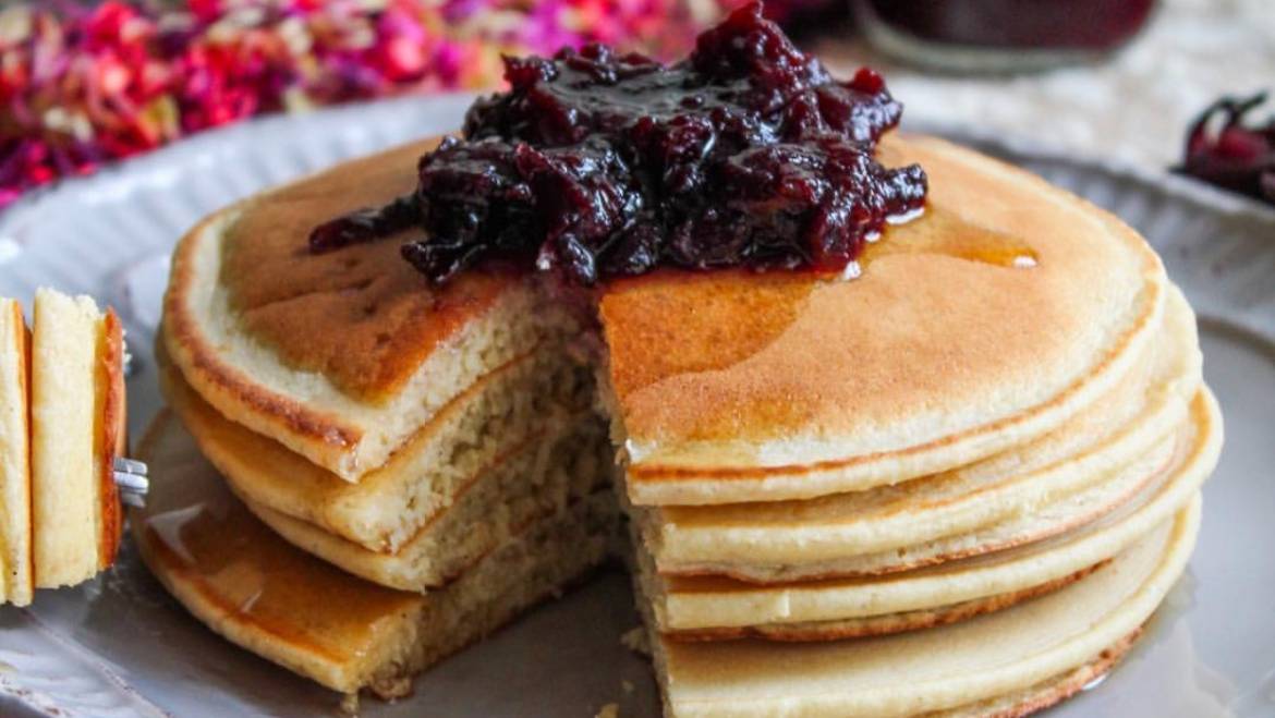 Holiday Pancakes & Sorrel Jam Recipe