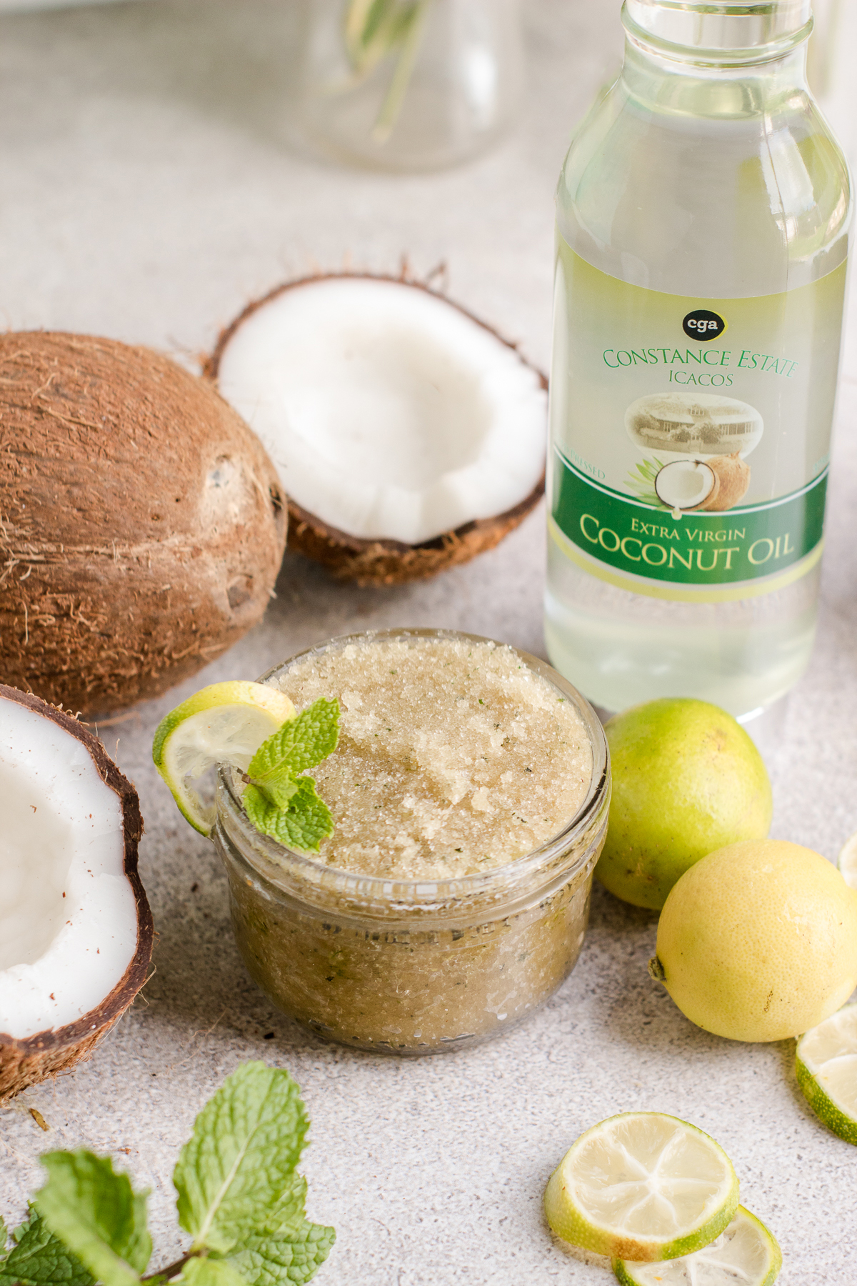 How to Make a Sugar Body Scrub with Coconut Oil