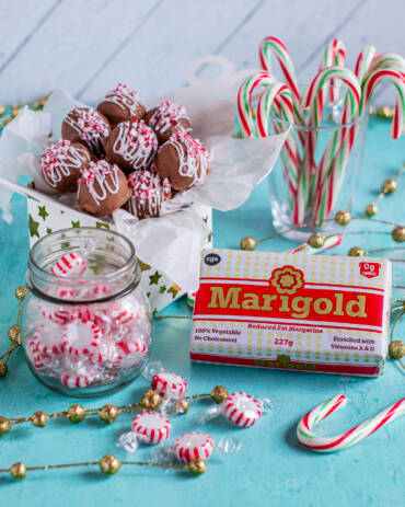 Chocolate Covered Peppermint Truffles