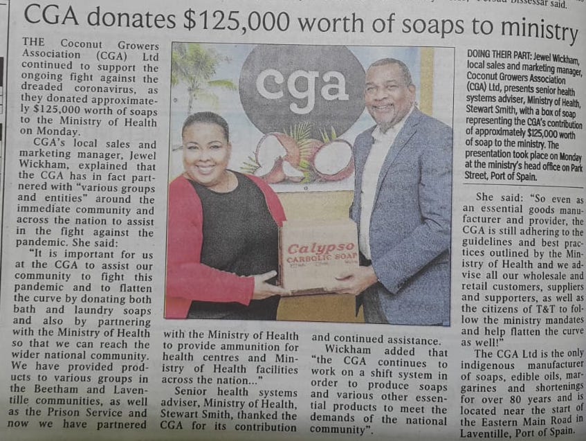 CGA Donates to COVID-19 Relief Efforts